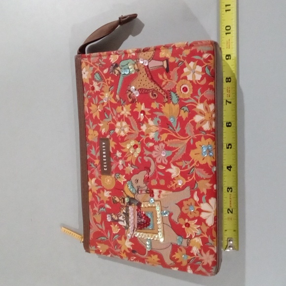 Celebrity red beaded bag set 5pc - Picture 8 of 16